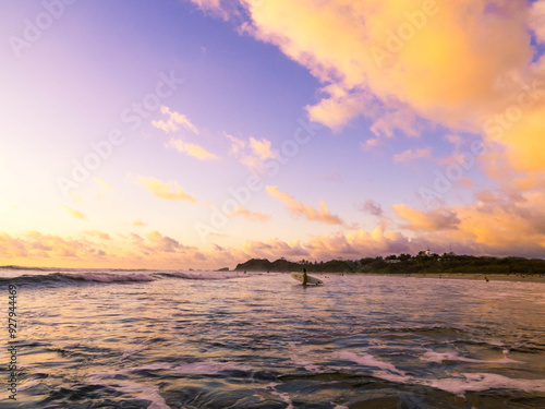 Canvas Print Guiones Beach, Guanacaste, Costa Rica