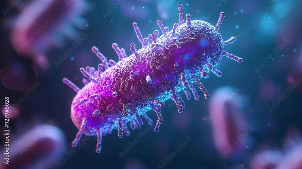 medical illustration of monkeypox virus structure medical illustration of monkeypox virus structure