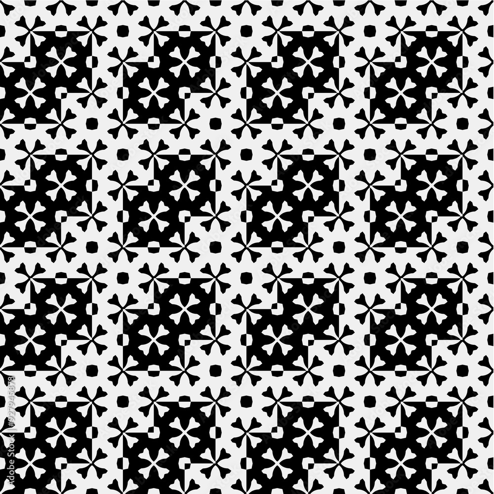 White background with black pattern. Seamless texture for fashion, textile design, on wall paper, wrapping paper, fabrics and home decor. Simple repeat pattern. White background with black pattern. Seamless texture for fashion, textile design, on wall paper, wrapping paper, fabrics and home decor. Simple repeat pattern.