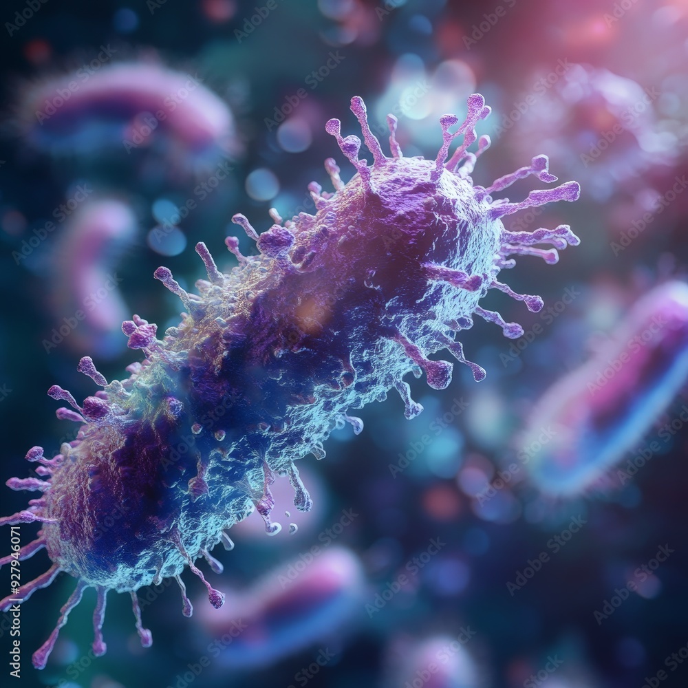 medical illustration of monkeypox virus structure medical illustration of monkeypox virus structure