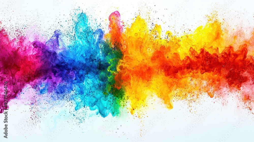 Colorful Abstract Ink Explosion. Colorful Abstract Ink Explosion.