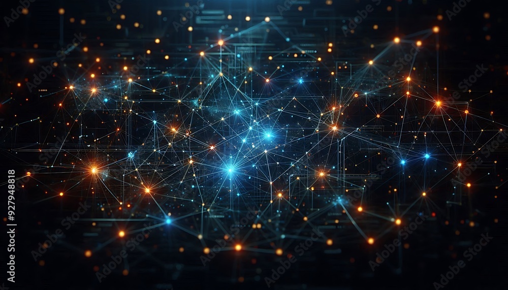 Obraz premium AI technology Background