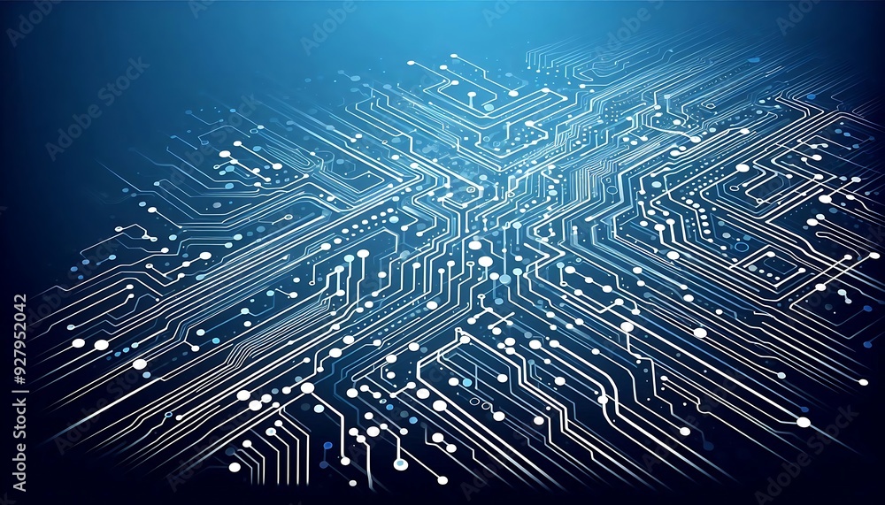 Obraz premium AI technology Background