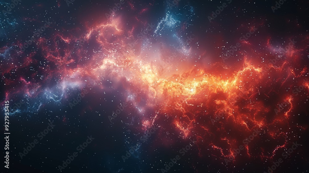 Naklejka premium Abstract Background of Milkyway. Galaxy Space Picture