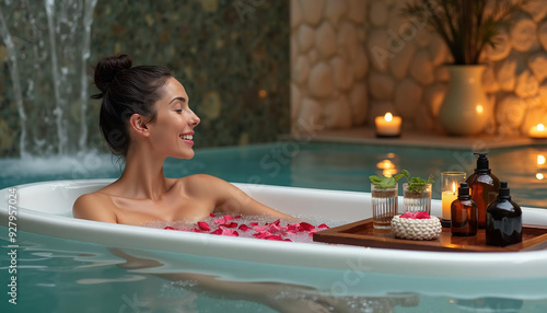 Luxurious Spa Bath Experience