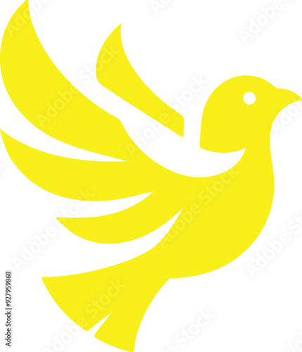 Bird  silhouette color  illustration 16