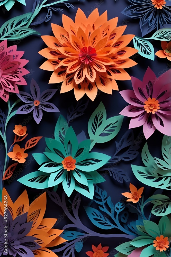 Paper Flower Arrangement Paper Flower Arrangement