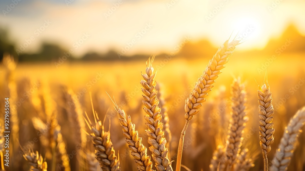 American flag waving in a field of golden wheat, symbolizing prosperity and patriotism, Realism, Warm tones, Natural light American flag waving in a field of golden wheat, symbolizing prosperity and patriotism, Realism, Warm tones, Natural light