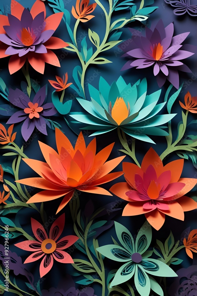 Paper Flowers Art Paper Flowers Art