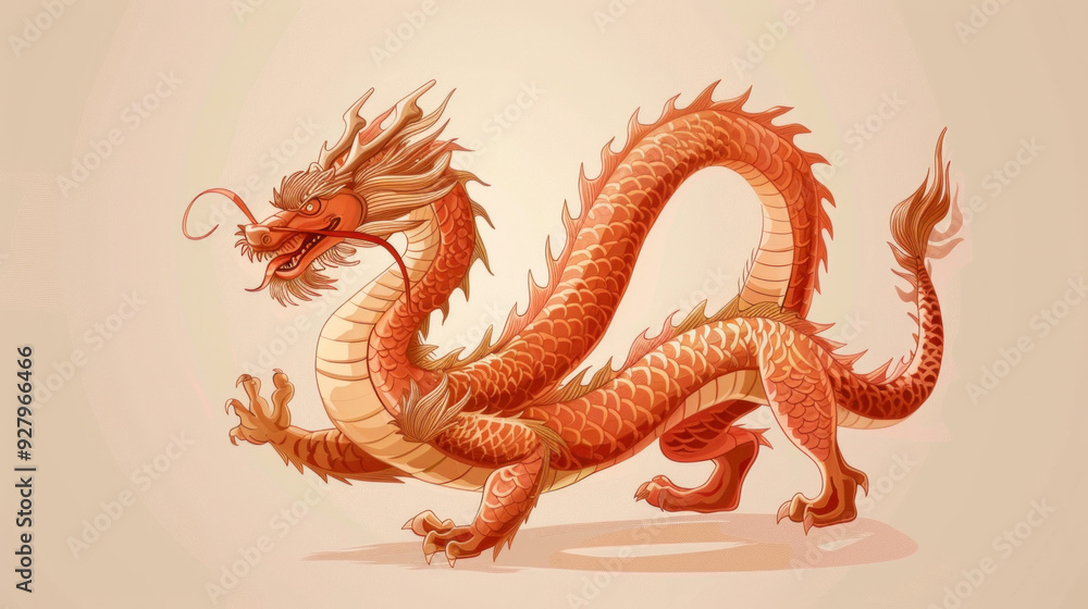 Obraz premium chinese dragon