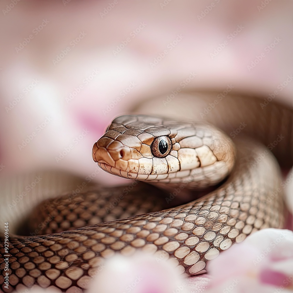 Snake isolated on cute background Snake isolated on cute background