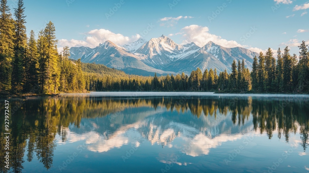 Mountain Lake Reflection. Mountain Lake Reflection.