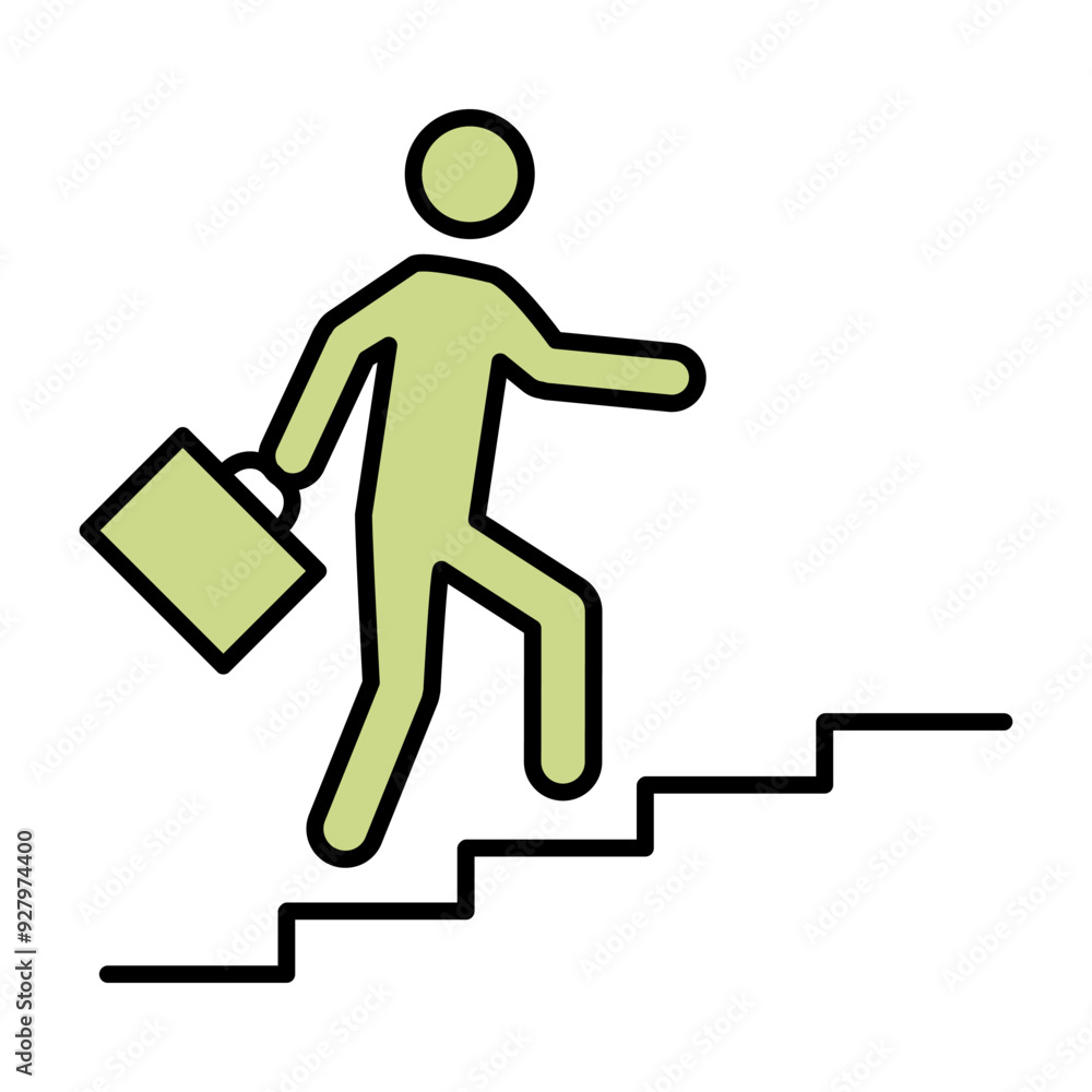 career icon, illustration vector template career icon, illustration vector template