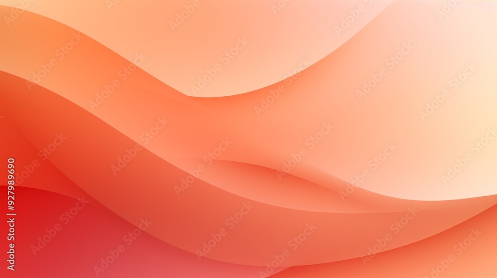 Warm hues of peach and coral blend, forming soft waves that convey a sense of calm and tranquility in space Warm hues of peach and coral blend, forming soft waves that convey a sense of calm and tranquility in space