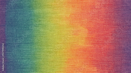 rainbow linen texture, a seamless pattern for textile design or background