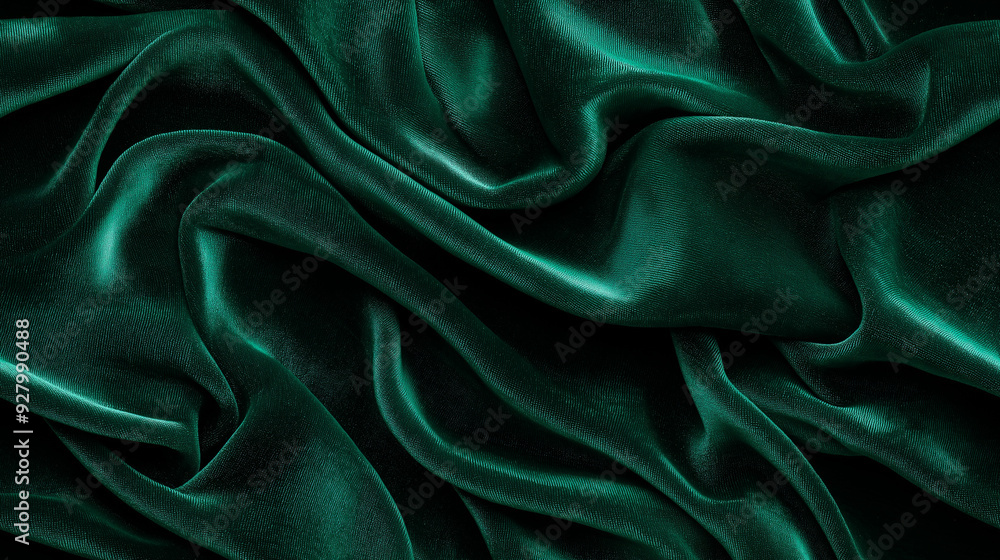 rich velvet ribbon texture in deep emerald green with subtle sheen rich velvet ribbon texture in deep emerald green with subtle sheen