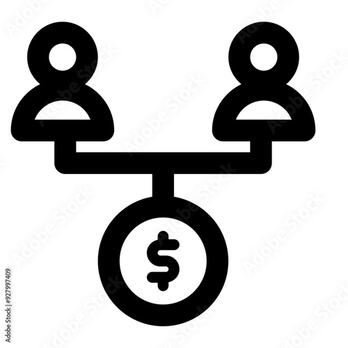 mutual fund icon for illustration