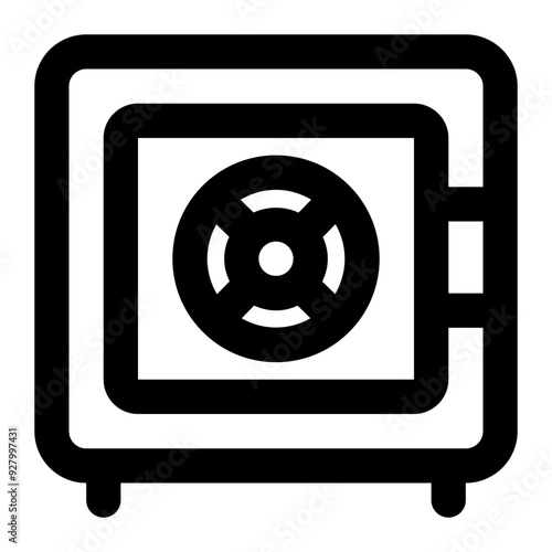 safebox icon for illustration