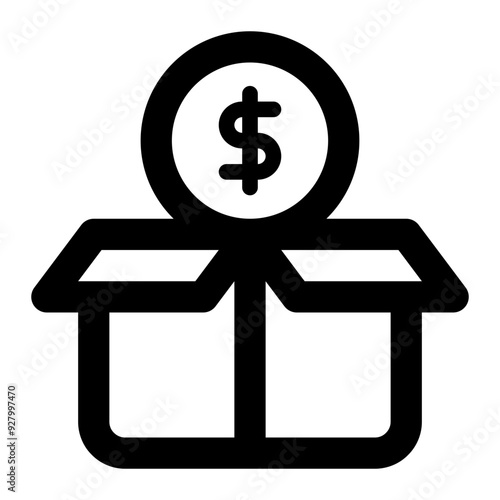 fundraising icon for illustration