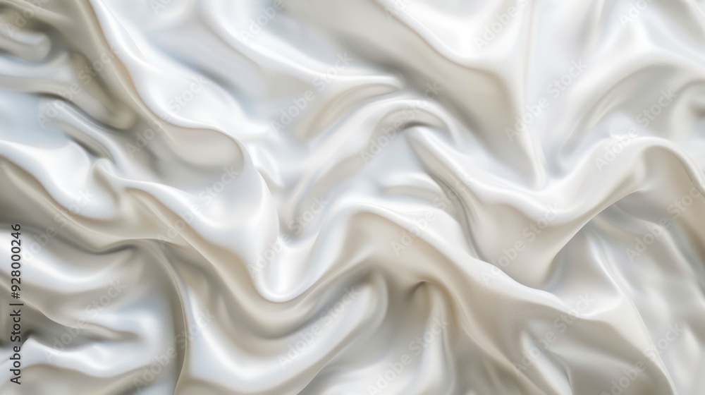 Abstract White Silk Fabric Texture Abstract White Silk Fabric Texture