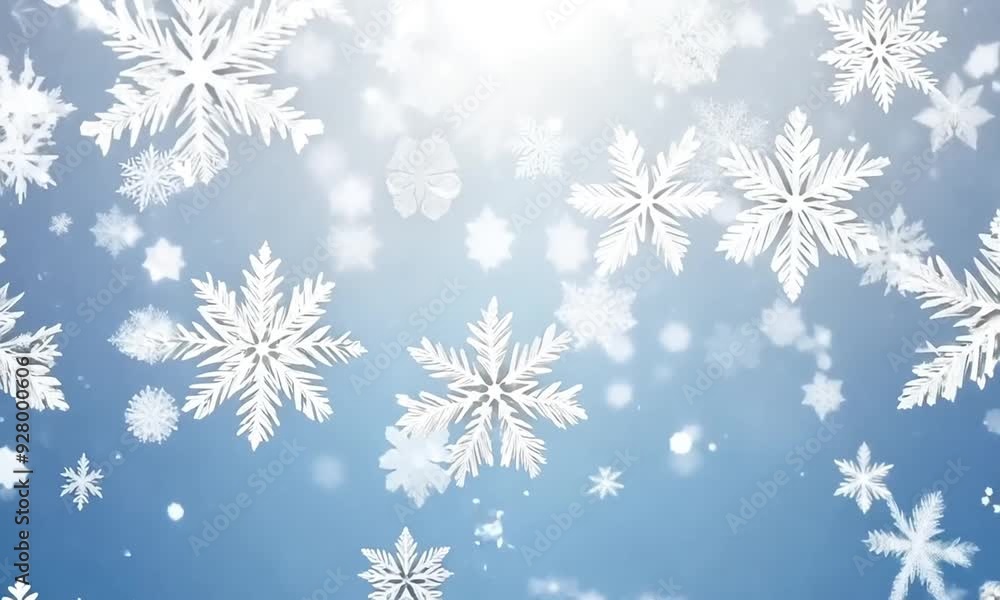 A glitter background with silver sparkles, shimmering like stars. Snowflakes gently falling A glitter background with silver sparkles, shimmering like stars. Snowflakes gently falling