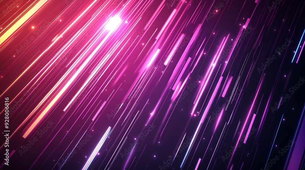 Abstract Background with Diagonal Lines of Light Abstract Background with Diagonal Lines of Light