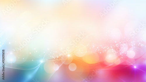 Colorful Abstract Background with Light Effects