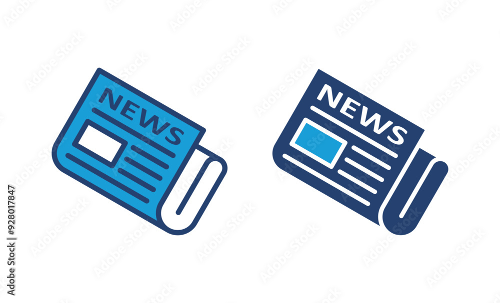 Newspaper icon vector. news paper vector sign Newspaper icon vector. news paper vector sign