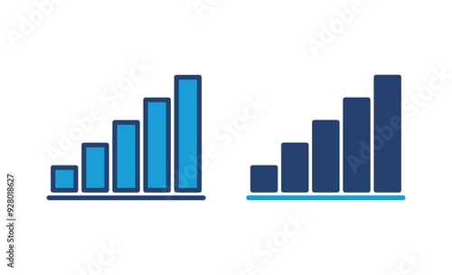 Growing graph Icon. Chart icon. diagram icon Free Download Growing graph Icon. Chart icon. diagram icon - GFXLoad