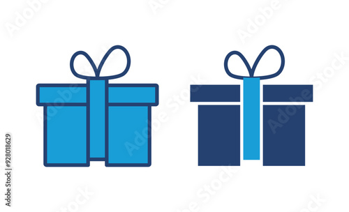 Gift icon vector. gift vector icon. birthday gift