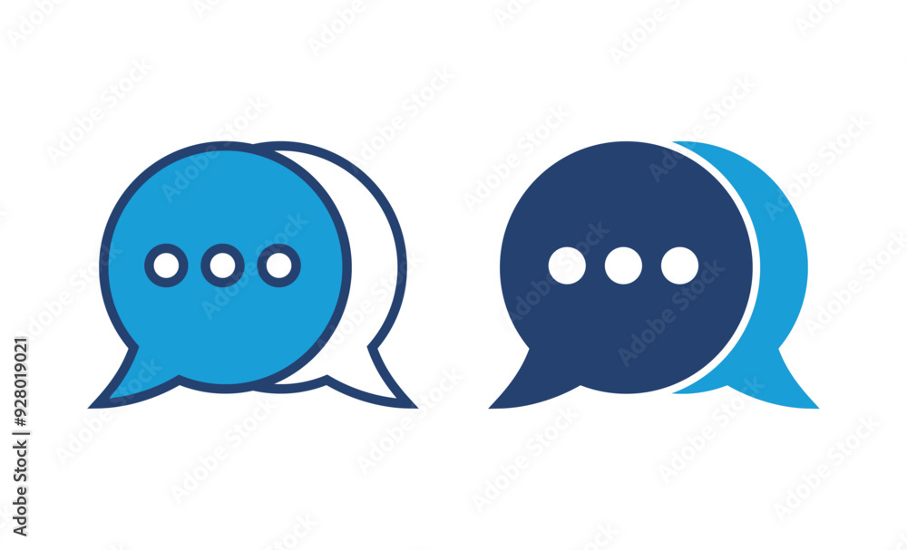 Obraz premium Chat icon vector. speech bubble icon. comment icon vector. message. contact us