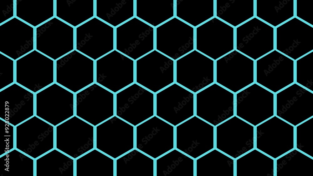 Digital hexagon abstract background Digital hexagon abstract background