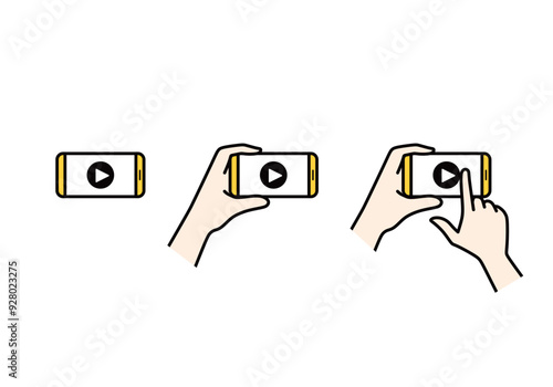 スマートフォンで動画再生
