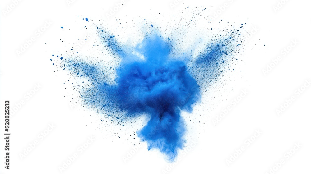 Blue Powder Explosion Blue Powder Explosion