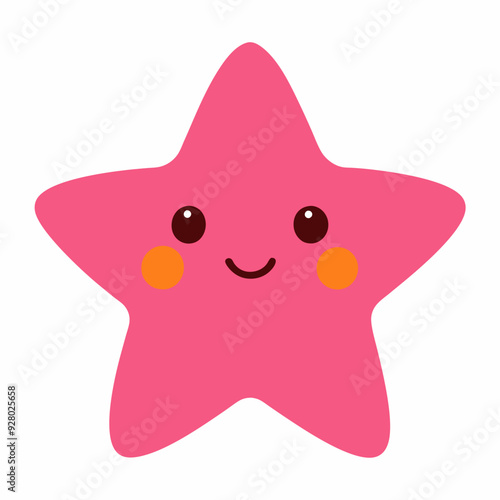 cute star isolated on white, cute star vector illustration, star vector art, star silhouette, Cartoon star vector icon, star line art,eps