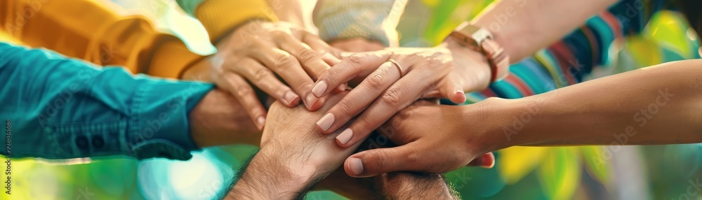 Unity, Teamwork, Hands Together, Diversity Unity, Teamwork, Hands Together, Diversity