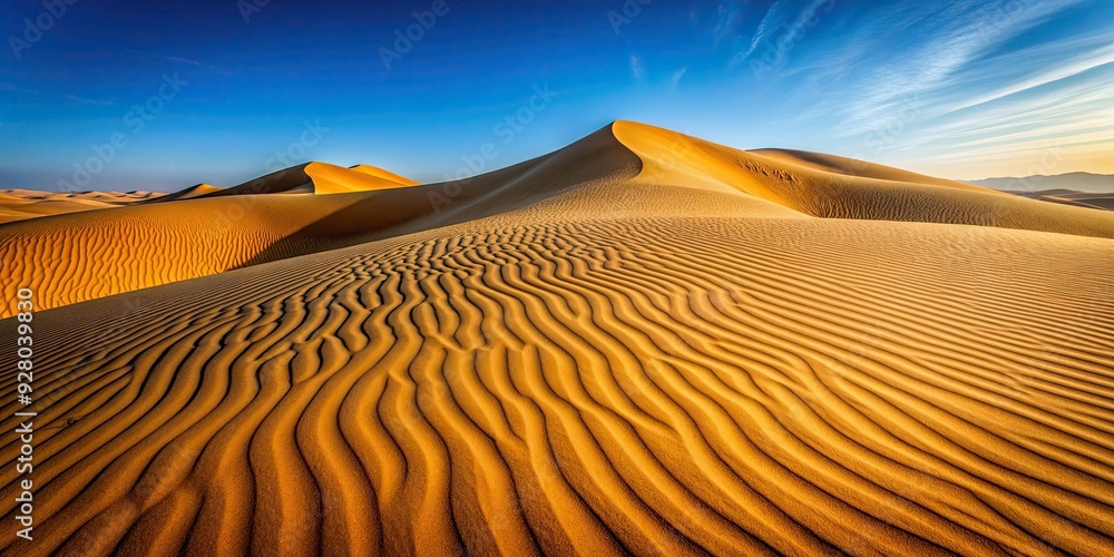 Naklejka premium Sand dunes isolated on background, desert, sand, dunes, isolated, white, no background, nature, landscape, arid