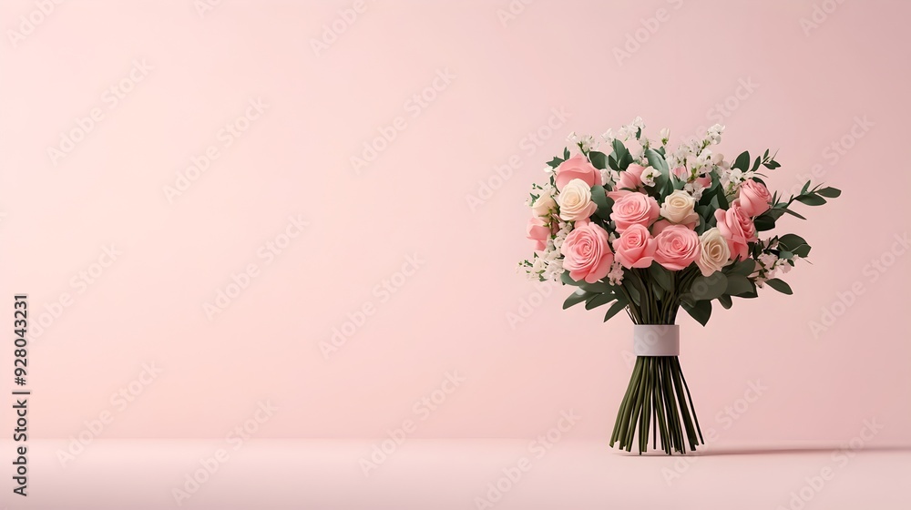 Fototapeta premium Stunning Bouquet of Vibrant Flowers for Special Occasion