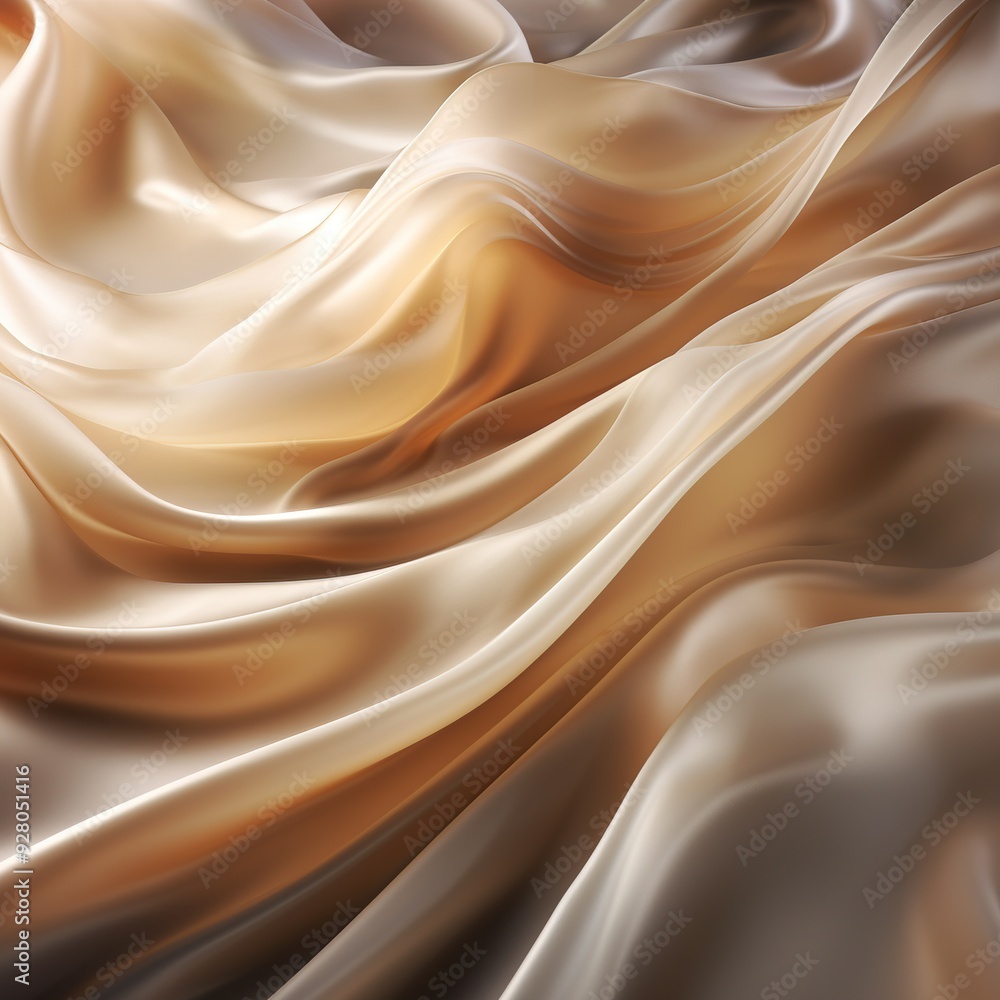 Smooth, flowing, beige fabric backdrop. Smooth, flowing, beige fabric backdrop.