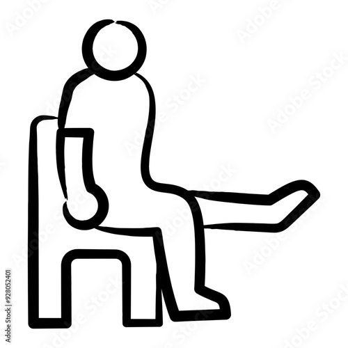 Senior Exercise Icon