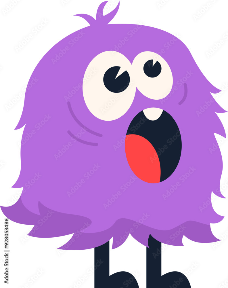 Obraz premium Cartoon Monster Illustration Element
