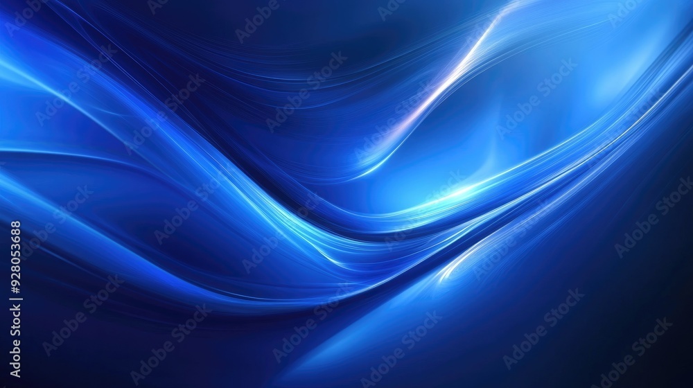 Obraz premium Bold and dynamic blue gradient background with subtle light effects, perfect for modern designs.