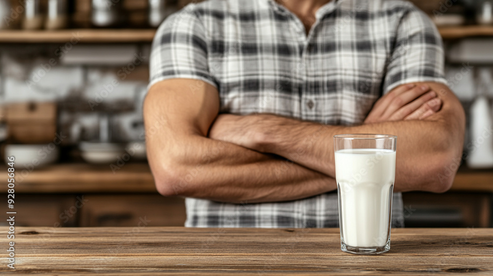 hand gently holding a glass of milk, symbolizing purity, nourishment, and simplicity. The clean, white background emphasizes the wholesome and natural essence of the milk hand gently holding a glass of milk, symbolizing purity, nourishment, and simplicity. The clean, white background emphasizes the wholesome and natural essence of the milk