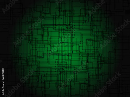 Cyber ​​material_background image_green