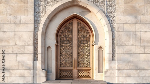 Ornate Doorway of a Mosque