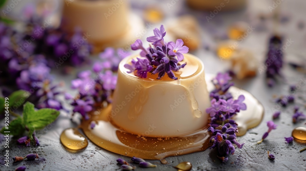 Lavender and Honey Panna Cotta Lavender and Honey Panna Cotta