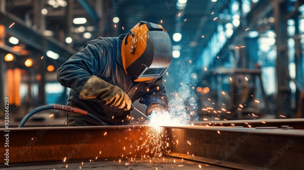 Welder at Work Welder at Work