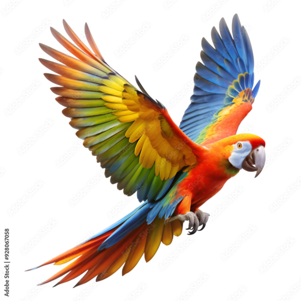 Fototapeta premium Flying parrot