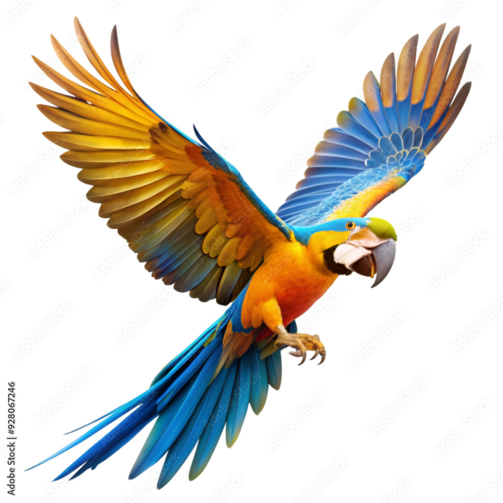 Fototapeta premium Flying parrot