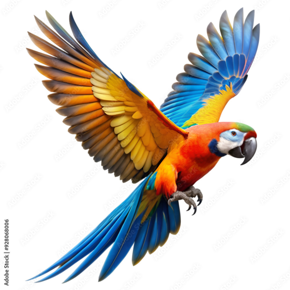 Fototapeta premium Flying parrot